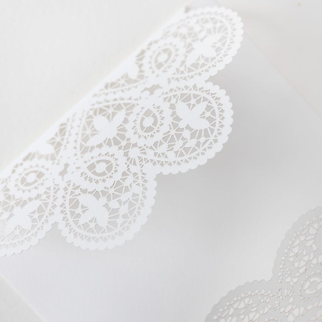 Ivory Laser Cut Cover