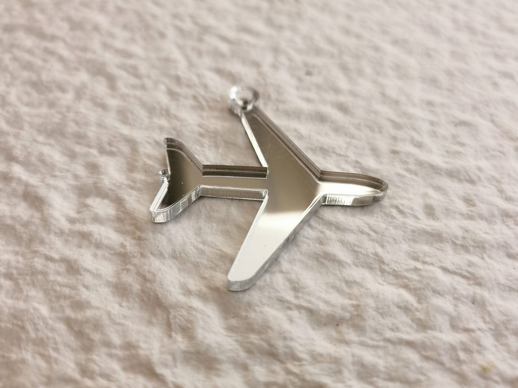Airplane Charms for Destination Wedding Invitations, Personalized Airplane Tags