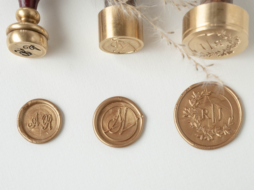 Personalized Wax Seal Stickers, Self-Adhesive Monogram Wax Seals, Wedding Invitations wax seal, Letters Wax Seal